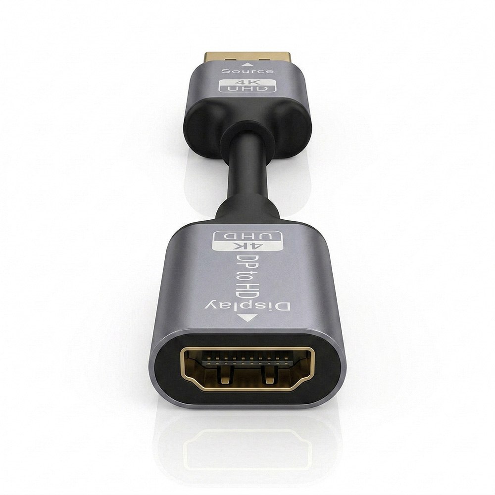 ADAPTADOR CONVERTIDOR USB TIPO-C A HDMI 4K ULTRA HD 20 CM PLUG Y PLAY ALUMINIO SANTOFA ELECTRONICES S2089 - 2