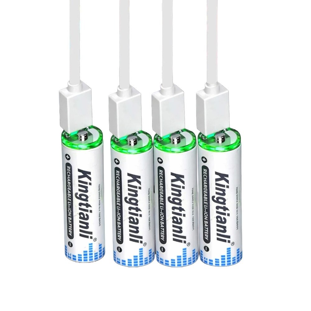 PILAS RECARGABLES AA DE LITIO 3500MAH CON ENTRADA USB TIPO-C SANTOFA ELECTRONICS S2095 - 2