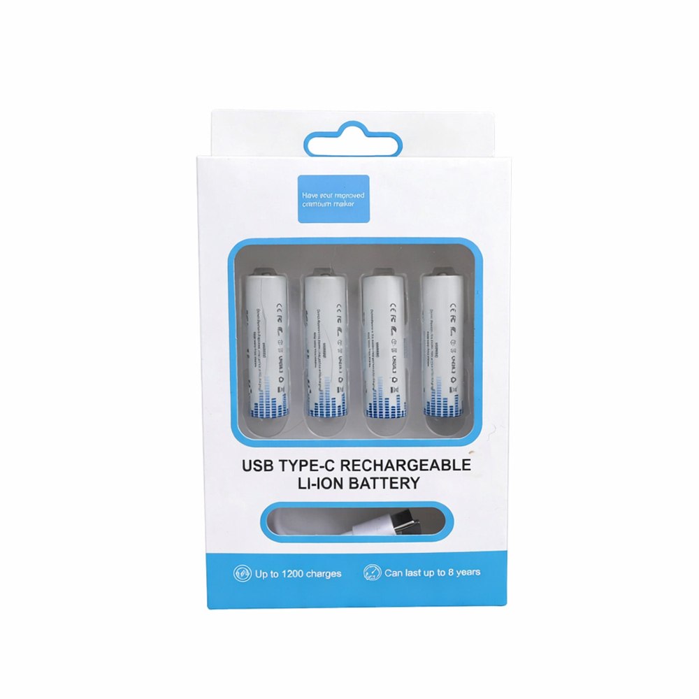 PILAS RECARGABLES AA DE LITIO 3500MAH CON ENTRADA USB TIPO-C SANTOFA ELECTRONICS S2095 - 8