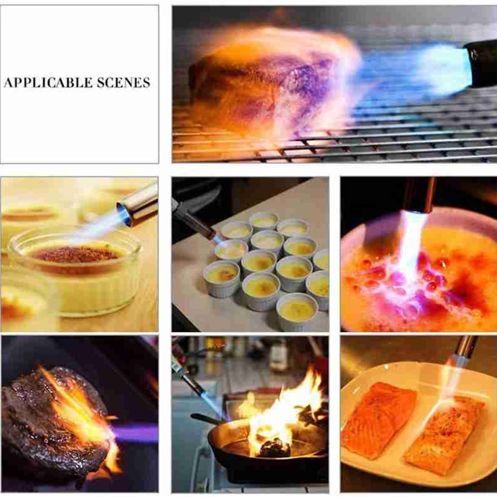 MINI SOPLETE FLAMEADOR PROFESIONAL COCINA ADAPTABLE PARA GAS BUTANO FIX SANTOFA ELECTRONICS S2021 - 4