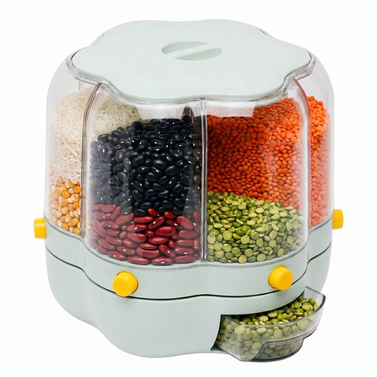 DISPENSADOR GIRATORIO DE MENESTRAS Y CEREALES 360° SMART ORGANIZER (7L)  SANTOFA ELECTRONICS S2123 / S2124 - 4