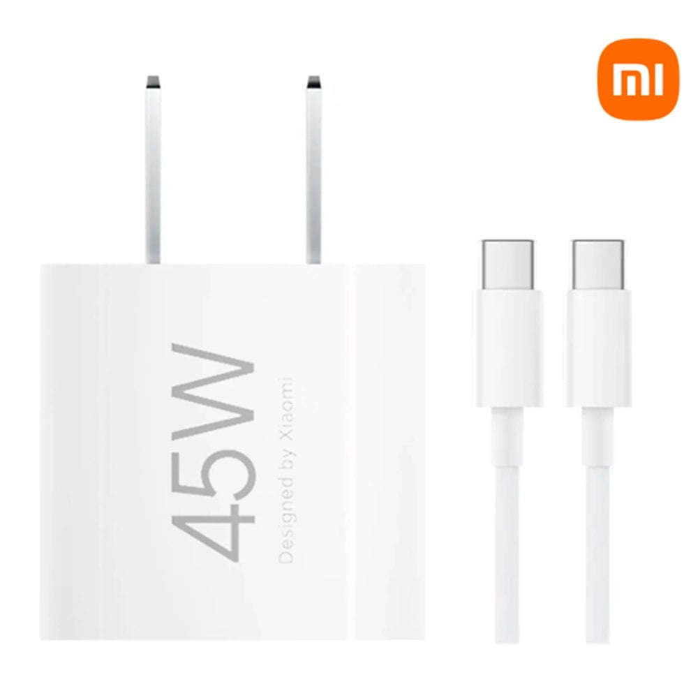 CARGADOR DE PARED XIAOMI 45W GAN USB TIPO-C CON CABLE INCLUIDO MODELO MDY-17-EA S2110 - 3