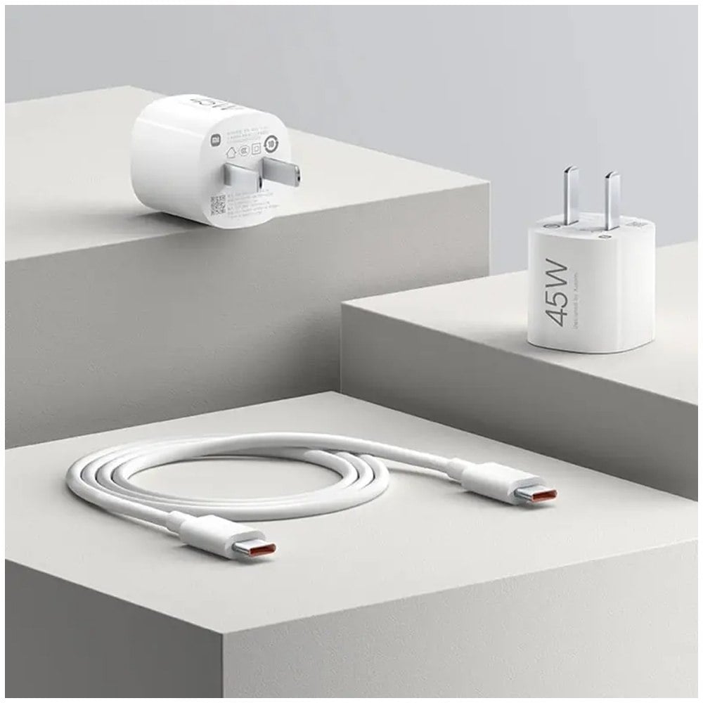 CARGADOR DE PARED XIAOMI 45W GAN USB TIPO-C CON CABLE INCLUIDO MODELO MDY-17-EA S2110 - 5