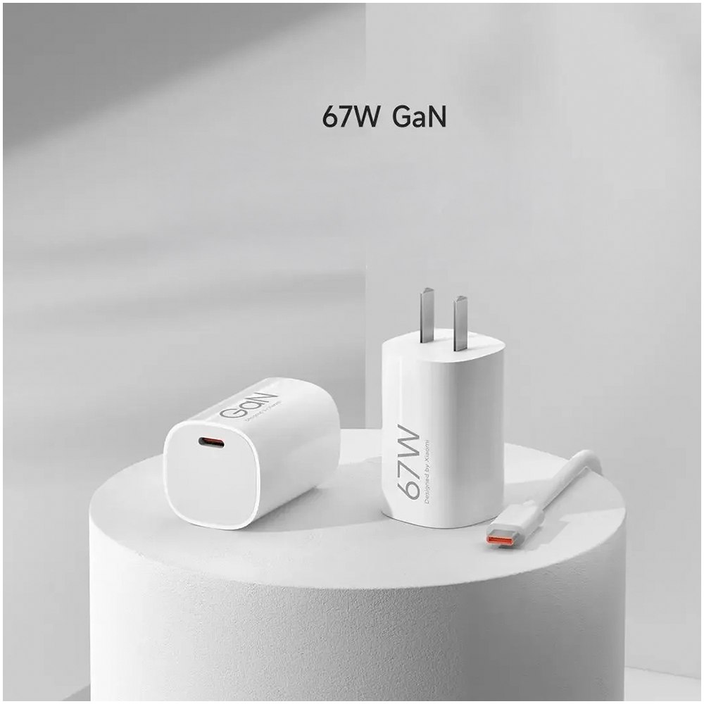 CARGADOR DE PARED XIAOMI 67W GAN USB TIPO-C CON CABLE INCLUIDO MDY-16-EJ SANTOFA ELECTRONICS S2111 - 4
