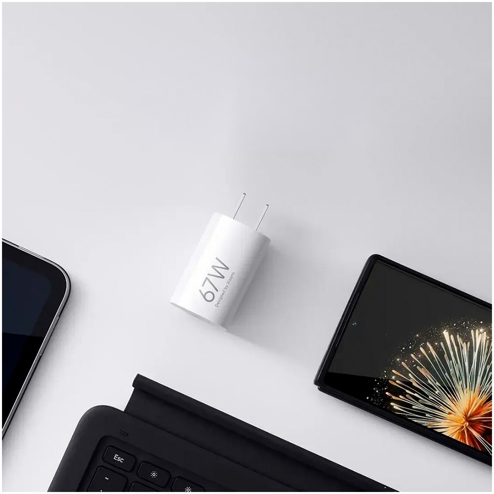 CARGADOR DE PARED XIAOMI 67W GAN USB TIPO-C CON CABLE INCLUIDO MDY-16-EJ SANTOFA ELECTRONICS S2111 - 6