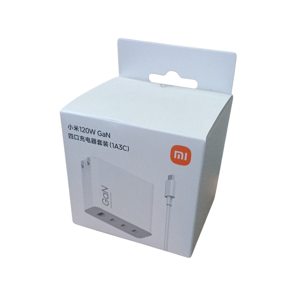 CARGADOR DE PARED XIAOMI 120W GAN DE 4 PUERTOS (3X USB-C + 1X USB-A) SANTOFA ELECTRONICS S2114 - 3