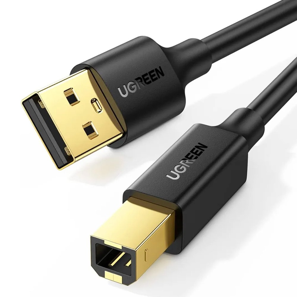 CABLE USB PARA IMPRESORA UGREEN 1.5 METROS USB 2.0 A A B 480 MBPS ALTA VELOCIDAD SANTOFA ELECTRONICS S2100 - 2