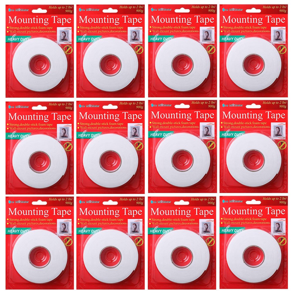 12 CINTAS DE MONTAJE DE DOBLE CONTACTO HEAVY DUTY (900G) 18MM X 5Y SANTOFA ELECTRONICS S2131 - 4