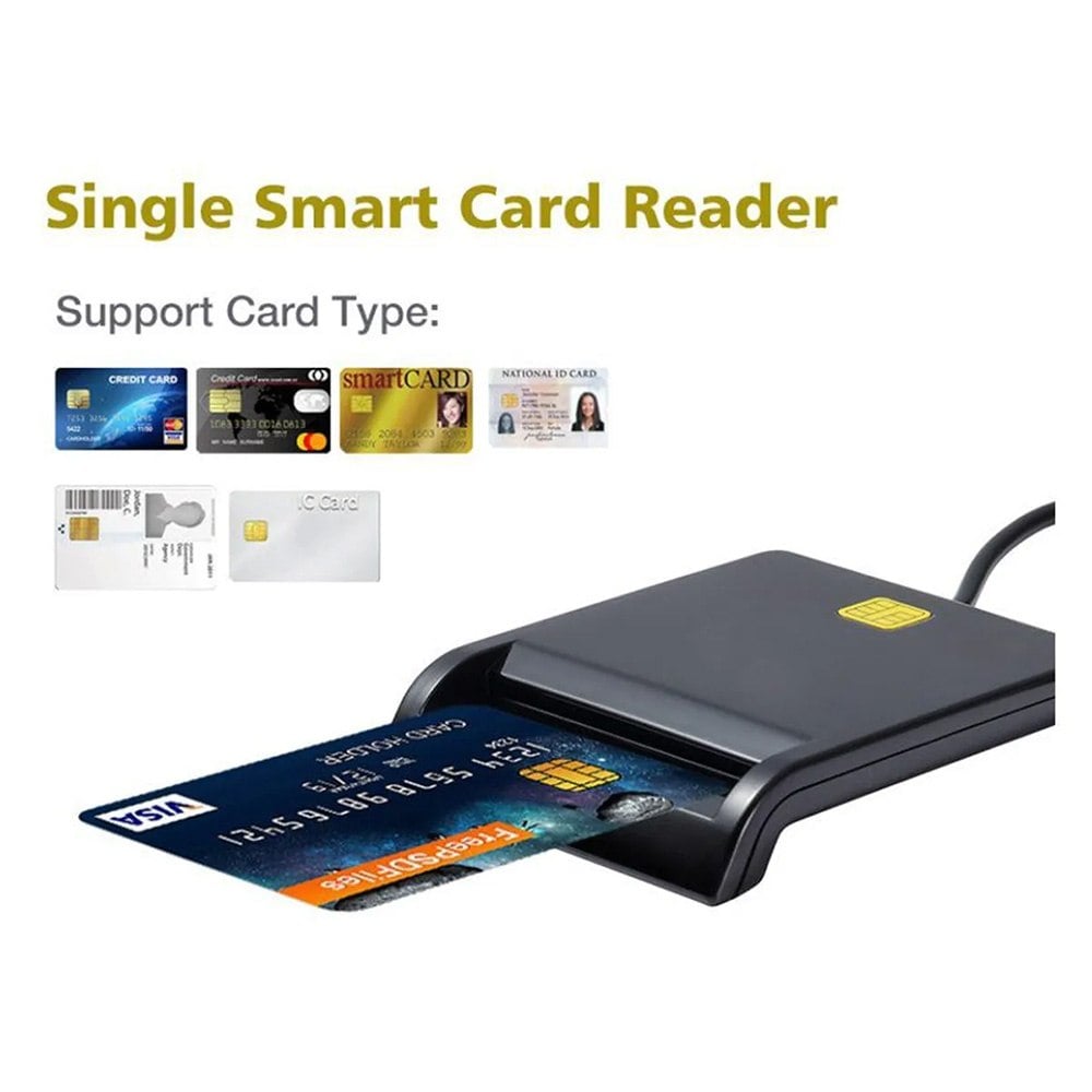 LECTOR DE TARJETAS INTELIGENTES DNI-E Y FIRMA ELECTRÓNICA USB 2.0 SANTOFA ELECTRONICS S2118 - 3