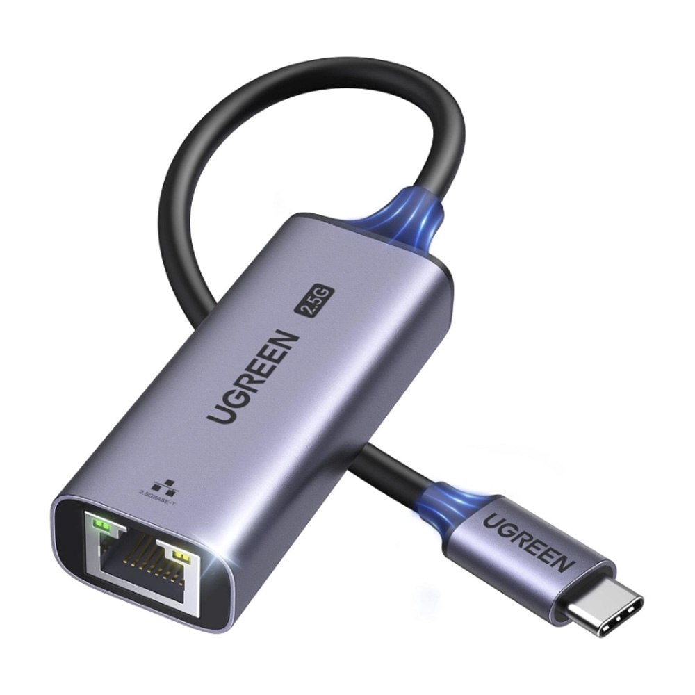 ADAPTADOR DE RED USB-C A ETHERNET RJ45 2.5G UGREEN DE ALTA VELOCIDAD SANTOFA ELECTRONICS S2127 - 1