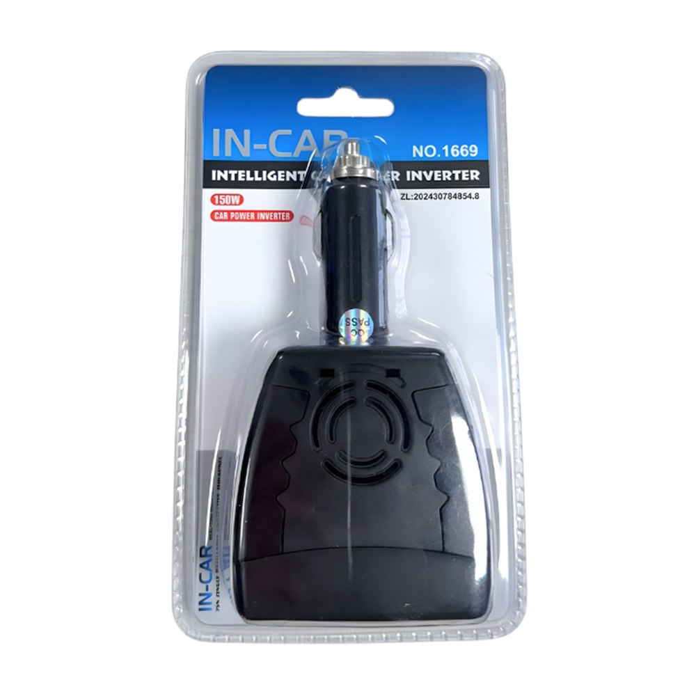 INVERSOR DE CORRIENTE PARA AUTO DE 150W ONDA SINUSOIDAL MODIFICADA 12V A 220V SANTOFA ELECTRONICS S2129 - 4