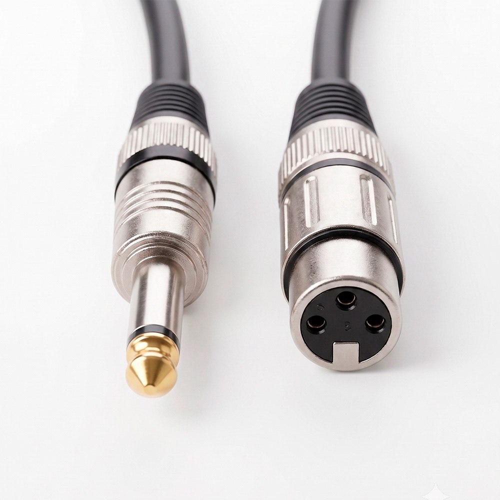 CABLE DE AUDIO PROFESIONAL CANON XLR HEMBRA A PLUG 6.35MM DE ALTA FIDELIDAD 5 METROS SANTOFA ELLECTRONICS S2136 - 2