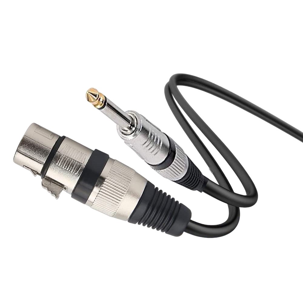 CABLE DE AUDIO PROFESIONAL CANON XLR HEMBRA A PLUG 6.35MM DE ALTA FIDELIDAD 5 METROS SANTOFA ELLECTRONICS S2136 - 4