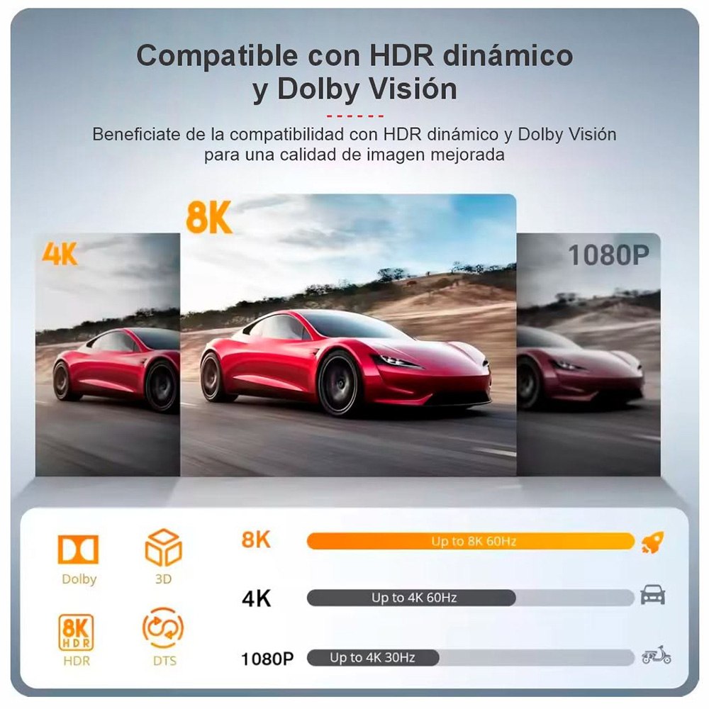 EXTRACTOR DE AUDIO HDMI 2.1 PROFESIONAL 8K@60HZ 4K@144HZ CON EARC SANTOFA ELECTRONICS S2146 - 6