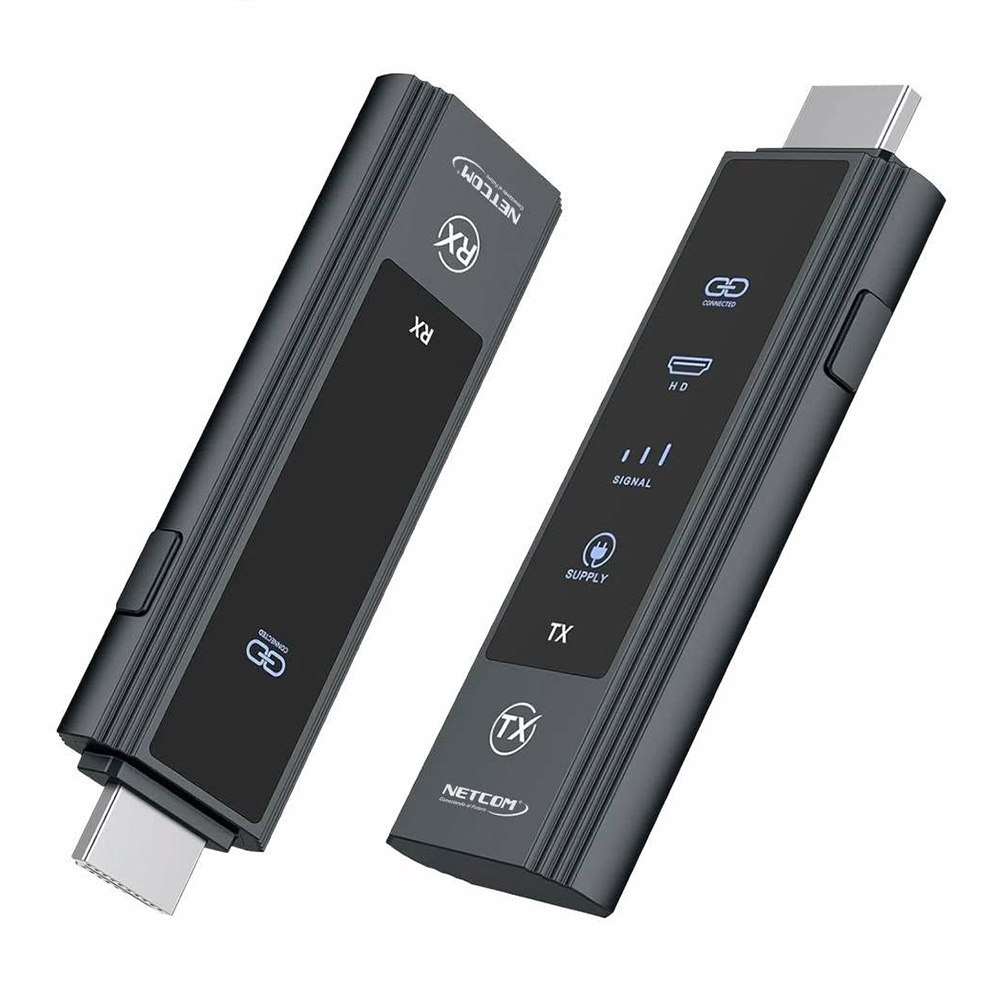 EXTENSOR HDMI INALÁMBRICO DE 30 METROS NETCOM DUAL BAND 4K/1080P SANTOFA ELECTRONICS S2147 - 5