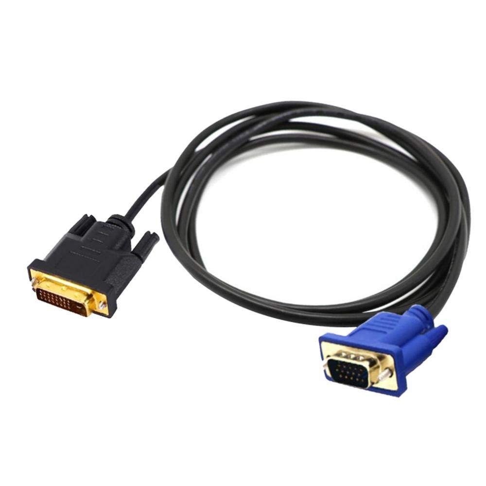 CABLE CONVERTIDOR DE VIDEO DVI 24+5 A VGA TRAUTECH 1.80 METROS SANTOFA ELECTRONICS S2149 - 1