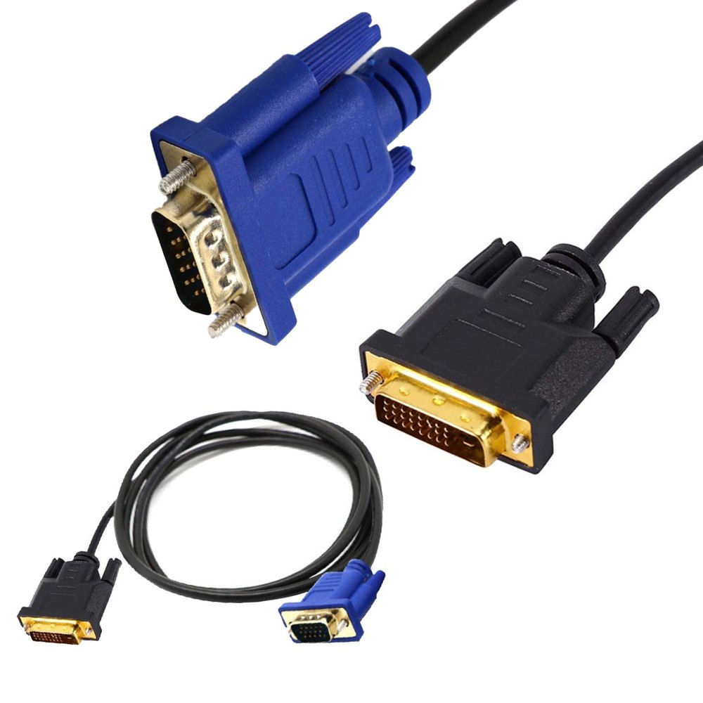 CABLE CONVERTIDOR DE VIDEO DVI 24+5 A VGA TRAUTECH 1.80 METROS SANTOFA ELECTRONICS S2149 - 4