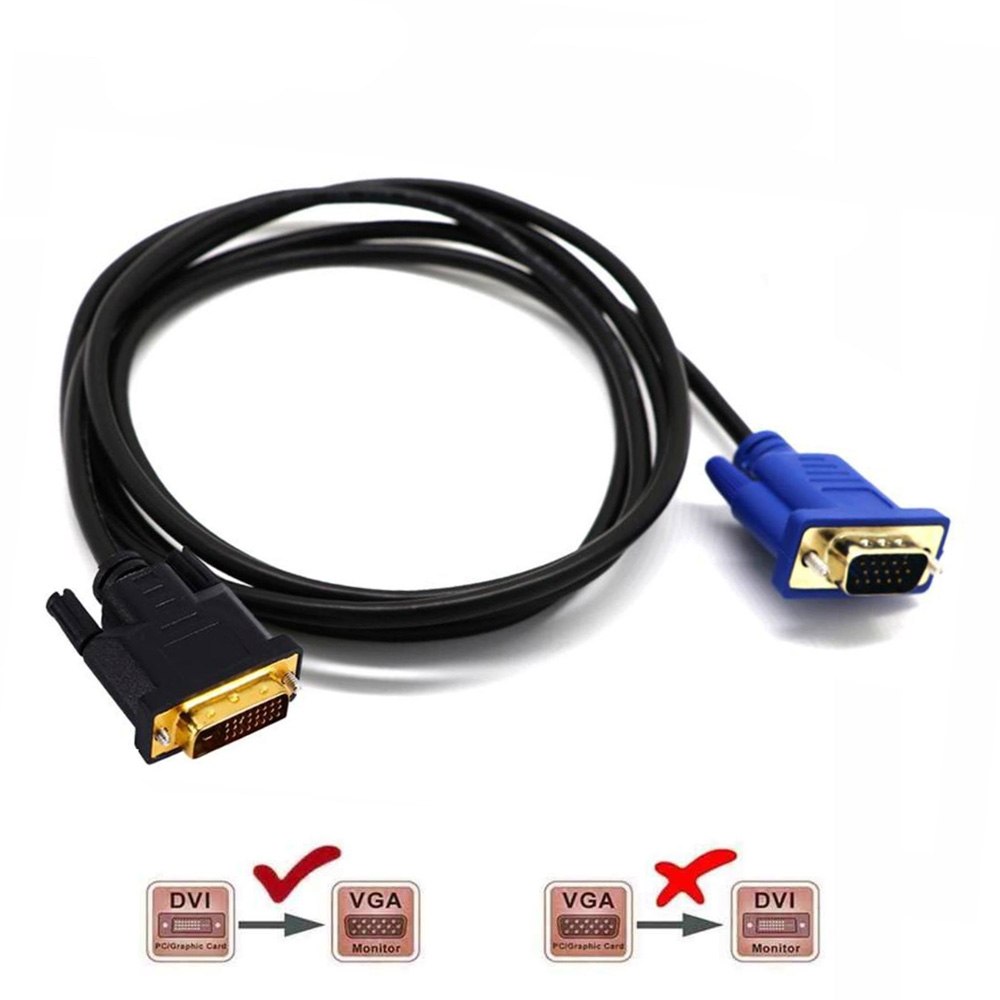 CABLE CONVERTIDOR DE VIDEO DVI 24+5 A VGA TRAUTECH 1.80 METROS SANTOFA ELECTRONICS S2149 - 7