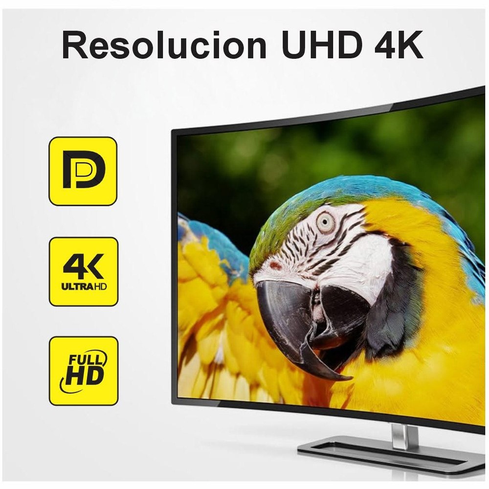 EXTENDER DISPLAYPORT 4K A 100 METROS NETCOM VÍA UTP RJ45 AUDIO Y VIDEO (PE-ED0100)  SANTOFA ELECTRONICS S2150 - 7
