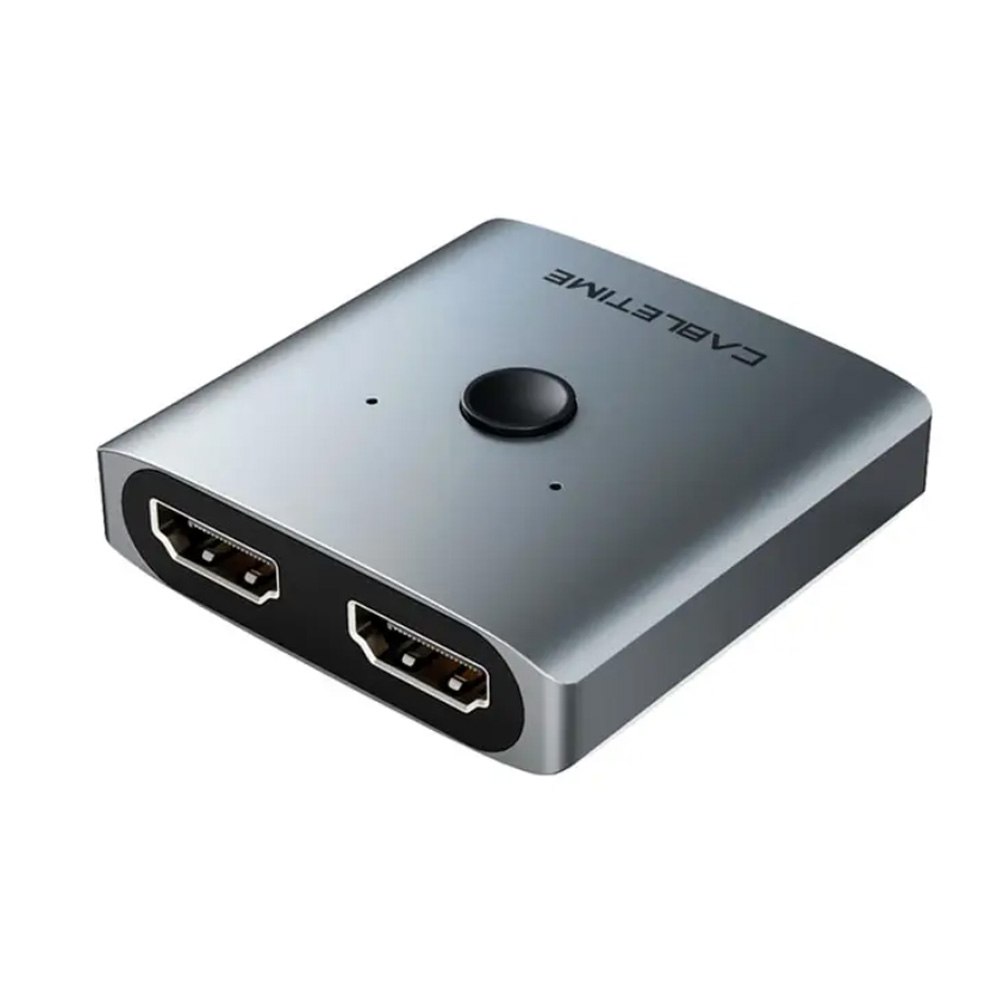 SWITCH CONMUTADOR HDMI 2.0 BIDIRECCIONAL 1 ENTRADA 2 SALIDAS / 2 ENTRADAS 1 SALIDA 4K A 60HZ CABLETIME SANTOFA ELECTRONICS S2171 - 3