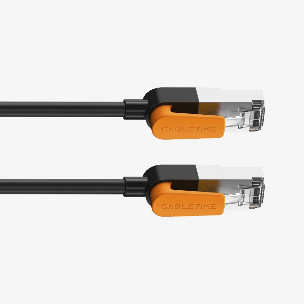CABLE DE RED ETHERNET CAT 6 FTP 1000MBPS 250MHZ BLINDADO 5 METROS CABLETIME CN61P SANTOFA ELECTRONICS S2186 - 2