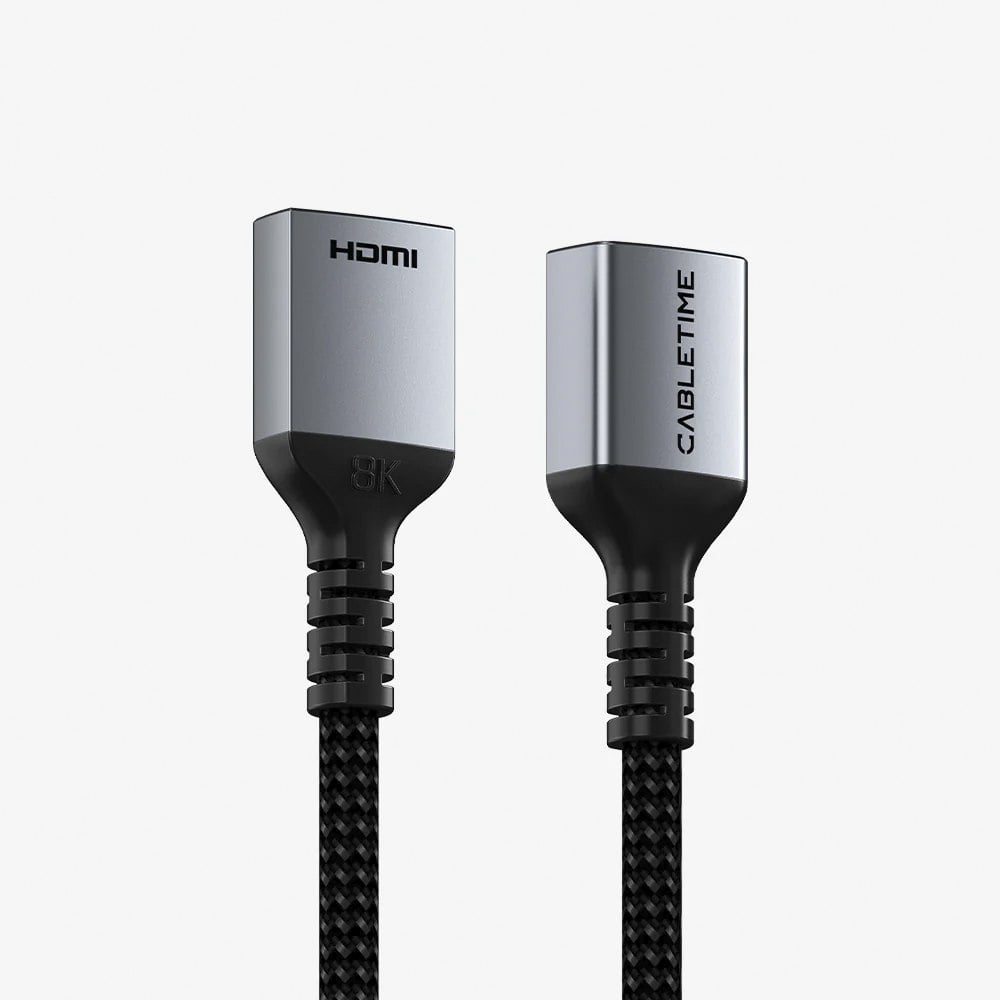 EXTENSOR HDMI 2.1 HEMBRA A HEMBRA 8K 60HZ 48GBPS 0.5 METROS CABLETIME CH18E SANTOFA ELECTRONICS S2177 - 1