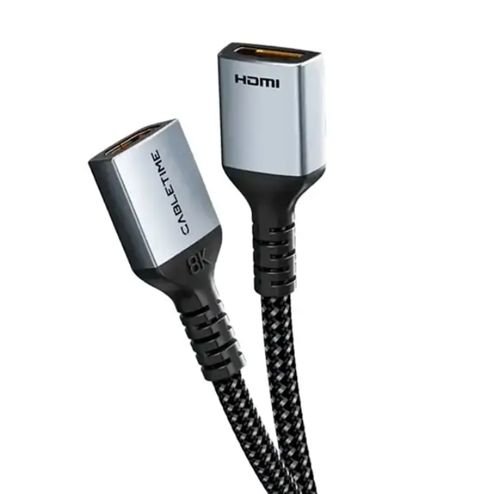 EXTENSOR HDMI 2.1 HEMBRA A HEMBRA 8K 60HZ 48GBPS 0.5 METROS CABLETIME CH18E SANTOFA ELECTRONICS S2177 - 3