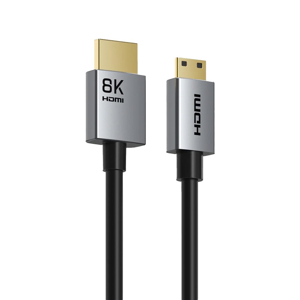 CABLE MINI HDMI A HDMI 2.1 BIDIRECCIONAL 8K A 60HZ 48GBPS CABLETIME DE 1.5 METROS CH15J SANTOFA ELECTRONICS S2187 - 1