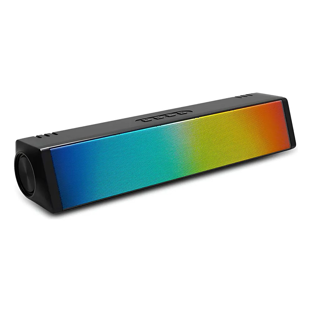 PARLANTE PORTÁTIL BLUETOOTH SOUNDBAR 10W CON LUCES RGB Y FUNCIÓN TWS SANTOFA ELECTRONICS S2157 - 1