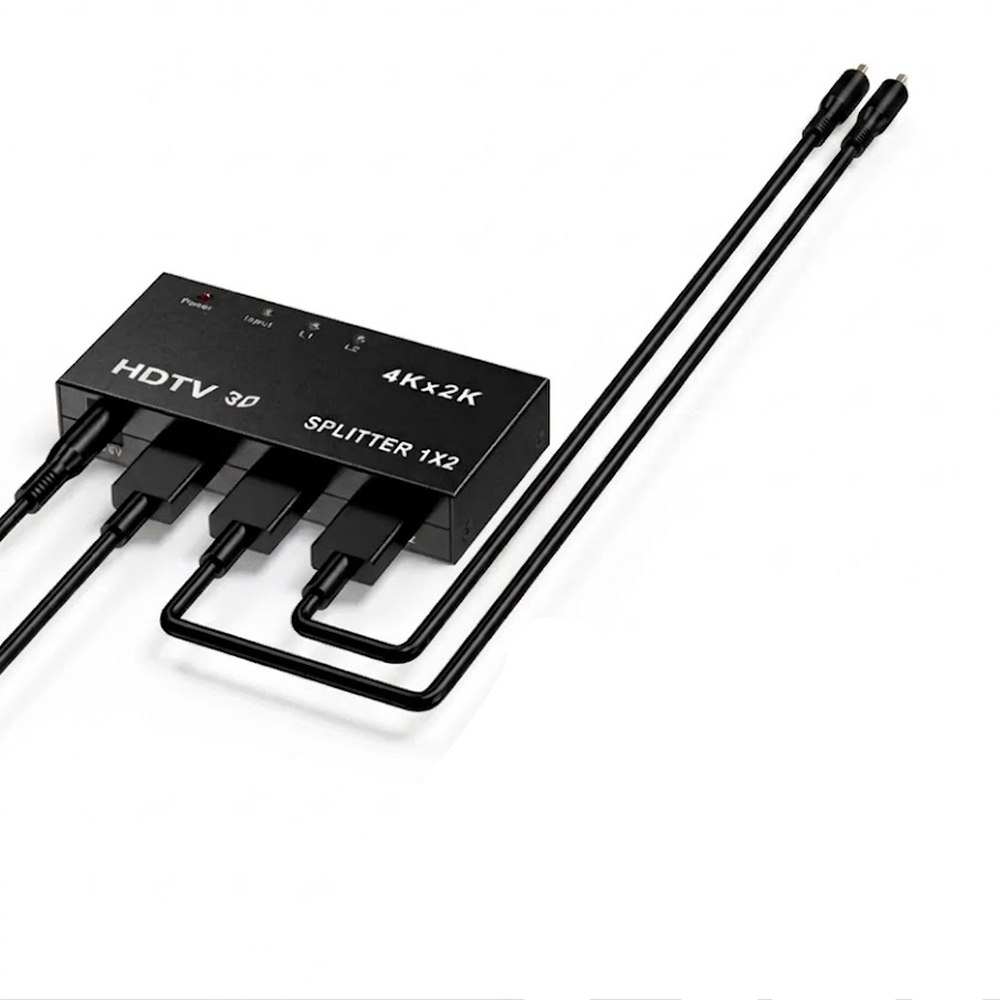 SPLITTER HDMI 1X2 PUERTOS ULTRA HD 4K X 2K CON SOPORTE 3D SANTOFA ELECTRONICS S2164 - 7