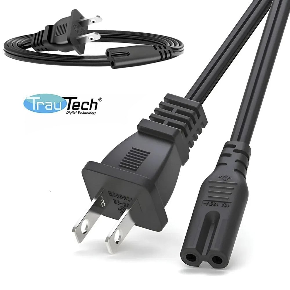 CABLE DE PODER TIPO 8 TRAUTECH 5 METROS PARA CORRIENTE ELÉCTRICA ACG054/5M SANTOFA ELECTRONICS S2168 - 3