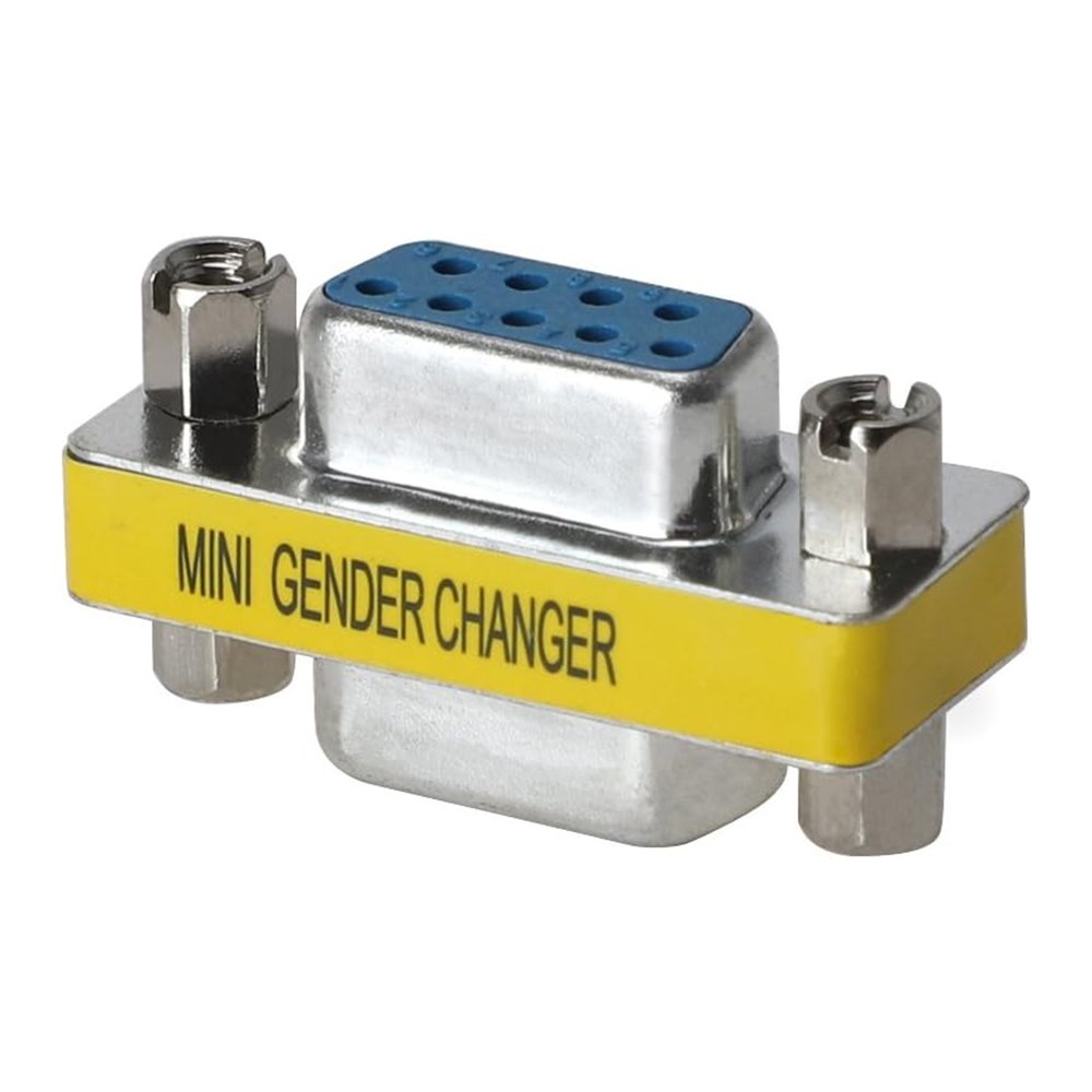 ADAPTADOR MINI DB9 HEMBRA A HEMBRA 9 PINES RS232 SERIAL SANTOFA ELECTRONICS S2190 - 1