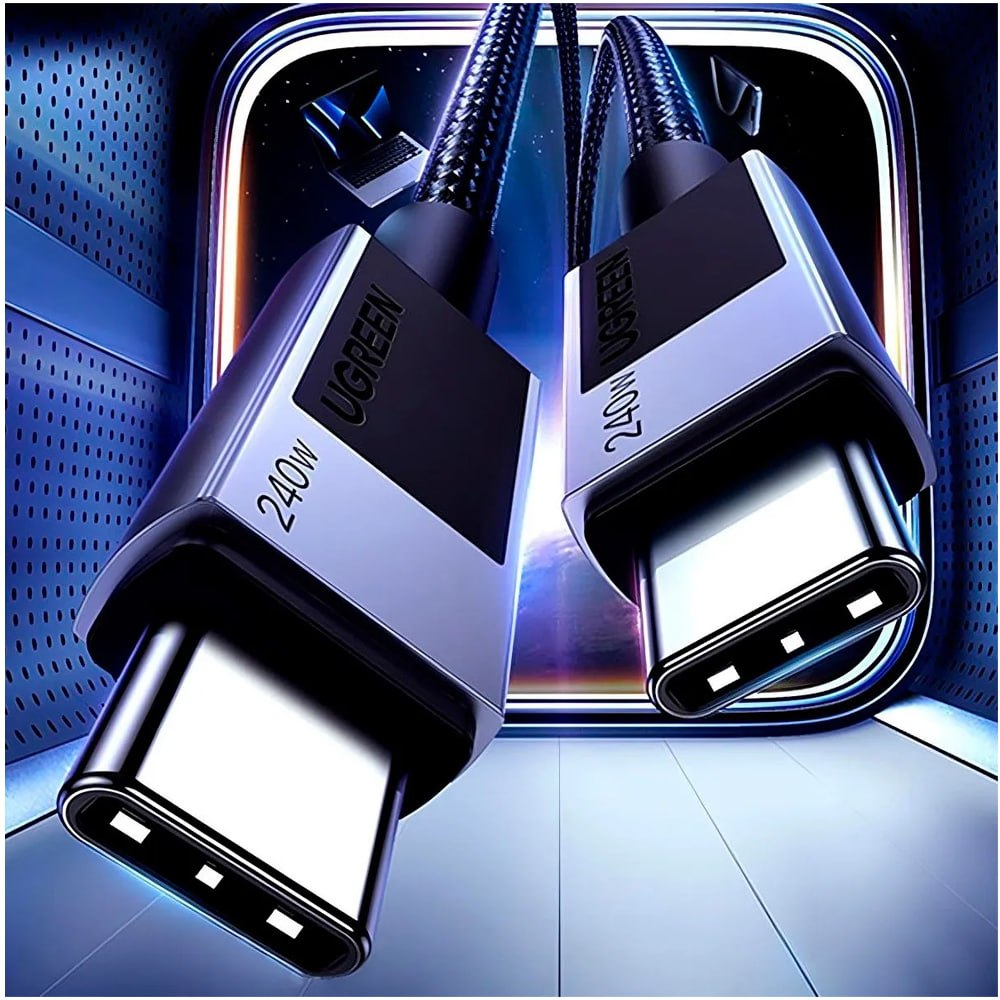 CABLE USB-C A USB-C UGREEN 240W PD 3.1 2 METROS 45068 SANTOFA ELECTRONICS S2194 - 4