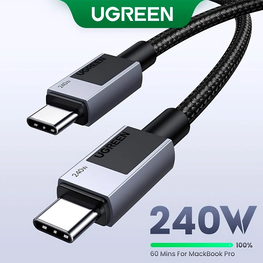 CABLE USB-C A USB-C UGREEN 240W PD 3.1 2 METROS 45068 SANTOFA ELECTRONICS S2194 - 6