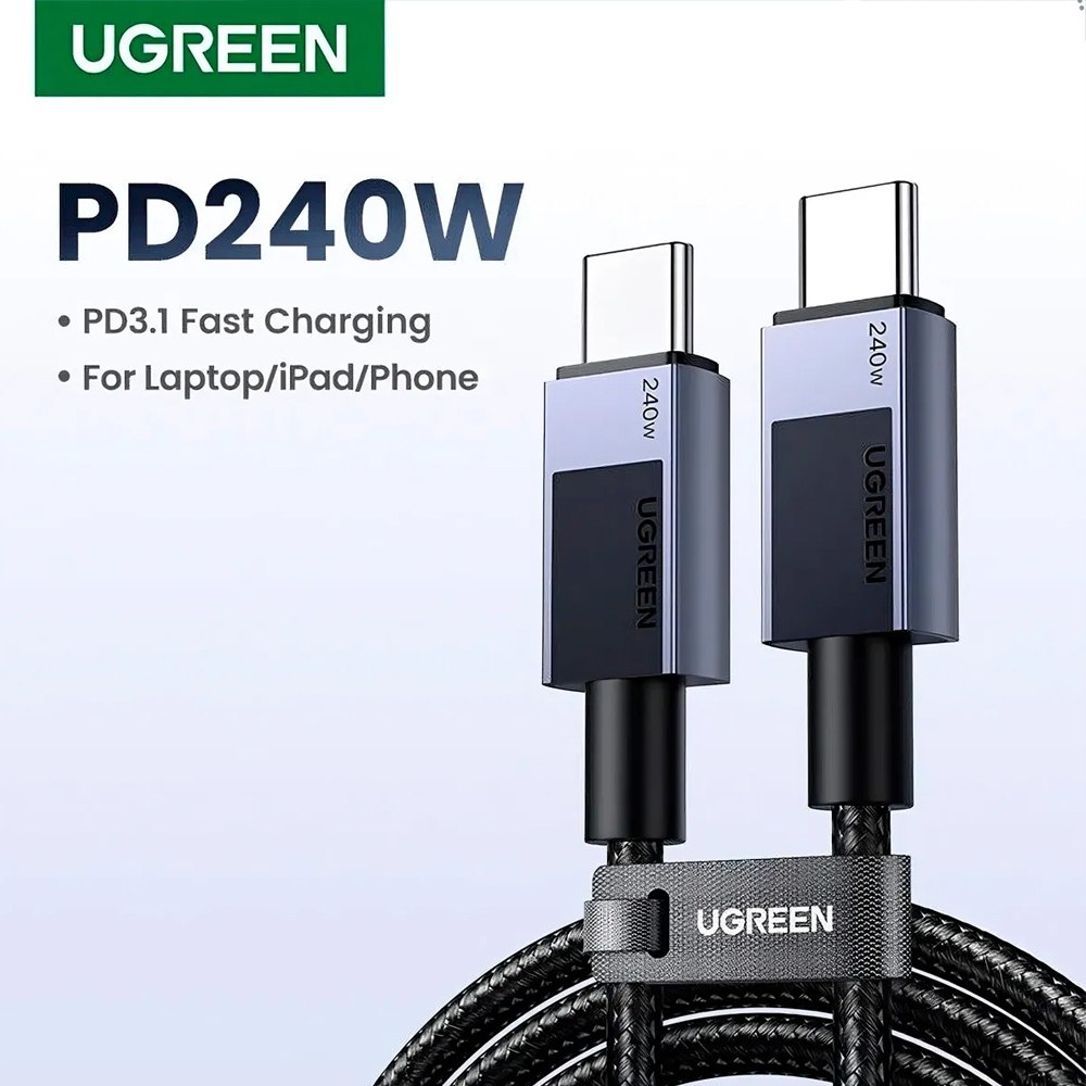 CABLE USB-C A USB-C UGREEN 240W PD 3.1 2 METROS 45068 SANTOFA ELECTRONICS S2194 - 7