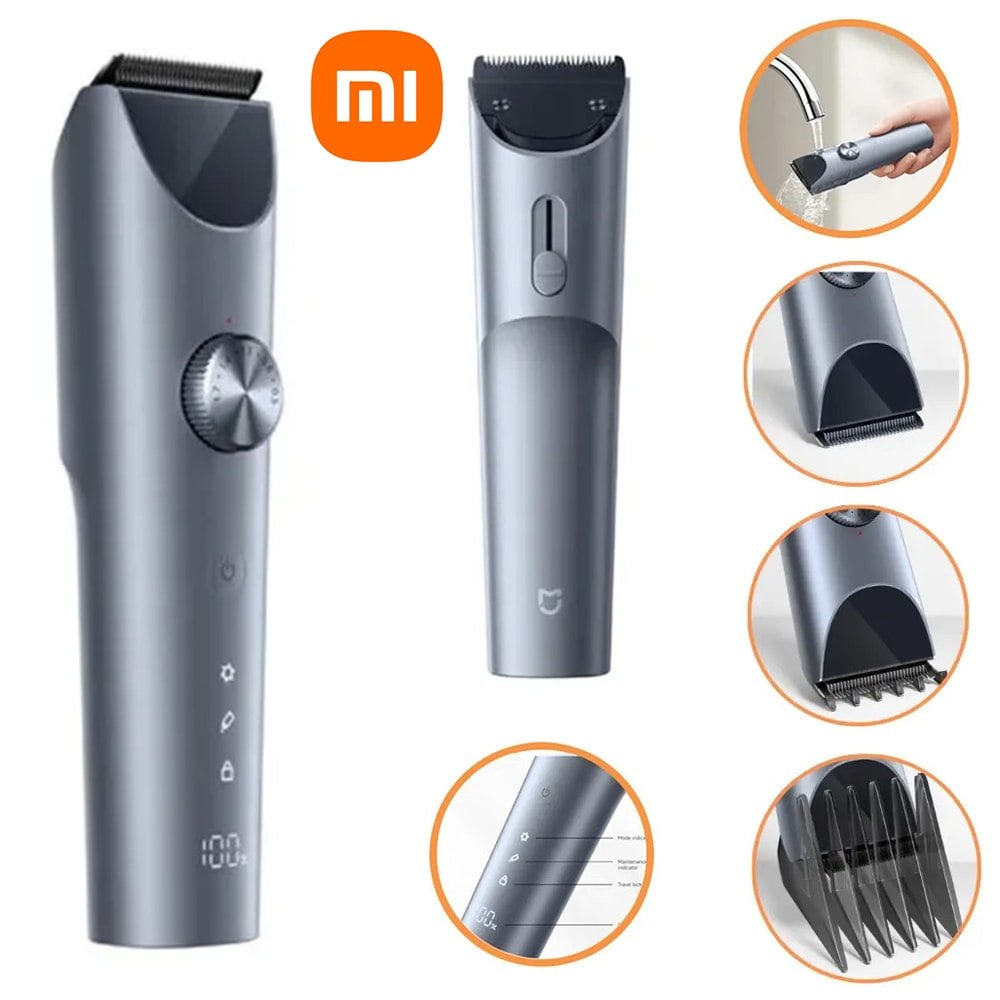 CORTADORA DE CABELLO INALÁMBRICA XIAOMI MIJIA HAIR CLIPPER 2 IPX7 SANTOFA ELECTRONICS S2196 - 2