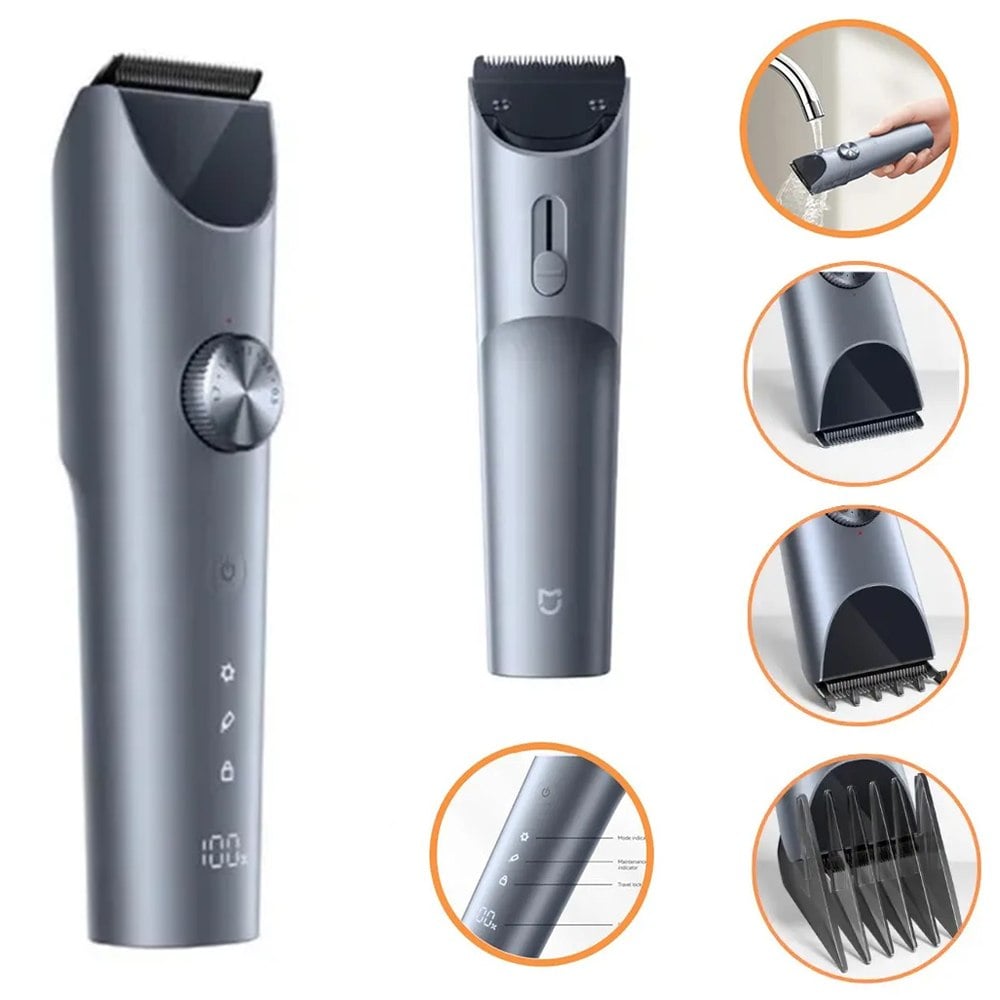 CORTADORA DE CABELLO INALÁMBRICA XIAOMI MIJIA HAIR CLIPPER 2 IPX7 SANTOFA ELECTRONICS S2196 - 8
