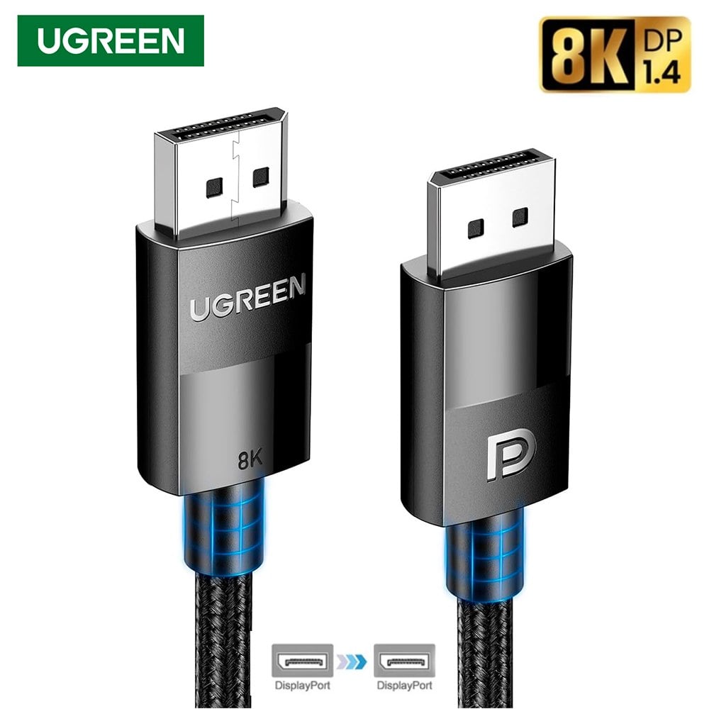 CABLE DISPLAYPORT 1.4 UGREEN 8K 60HZ 4K 240HZ 2 METROS 80392 SANTOFA ELECTRONICS S2199 - 2