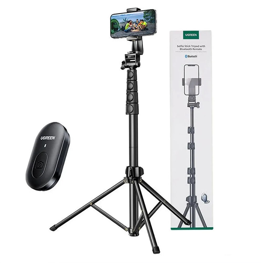 TRÍPODE SELFIE STICK BLUETOOTH UGREEN 1.7 METROS LP680 15609 SANTOFA ELECTRONICS S2203 - 2