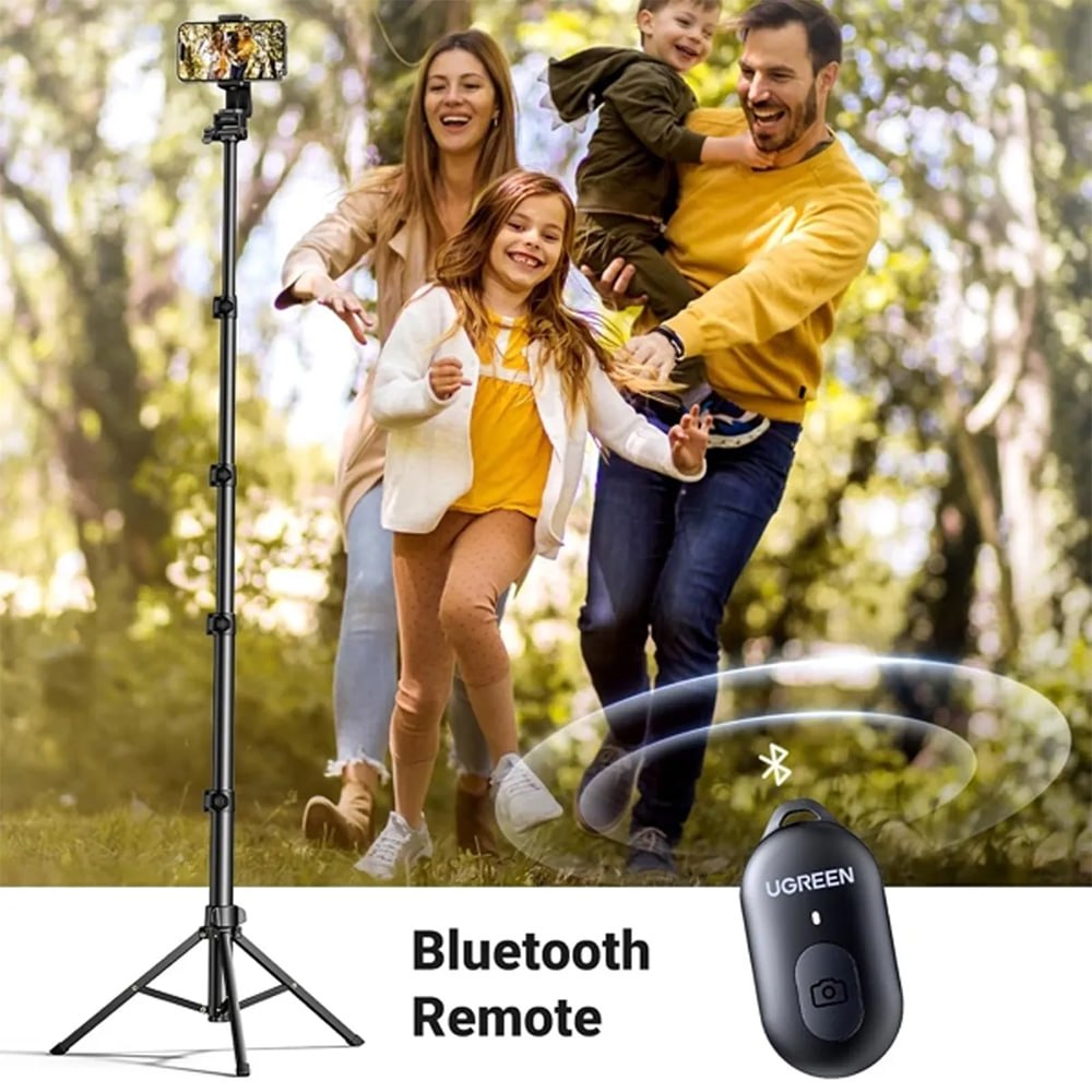 TRÍPODE SELFIE STICK BLUETOOTH UGREEN 1.7 METROS LP680 15609 SANTOFA ELECTRONICS S2203 - 7