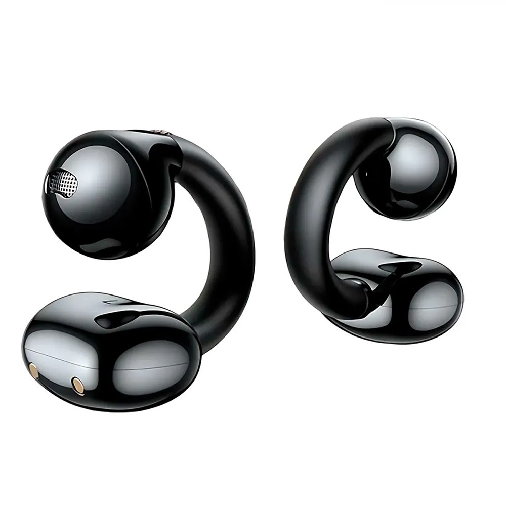 AUDÍFONOS INALÁMBRICOS OPEN-EAR UGREEN HITUNE S3 BLUETOOTH 5.4 CLIP-ON 30H NEGRO 45785 SANTOFA ELECTRONICS S2216 - 2