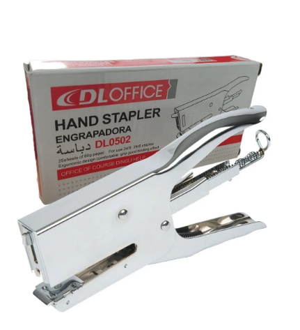 ENGRAMPADORA METÁLICA TIPO ALICATE DL OFFICE DL0502 + 5000 GRAPAS SANTOFA ELECTRONICS S0955-1 - 3