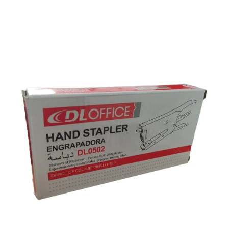 ENGRAMPADORA METÁLICA TIPO ALICATE DL OFFICE DL0502 + 5000 GRAPAS SANTOFA ELECTRONICS S0955-1 - 5
