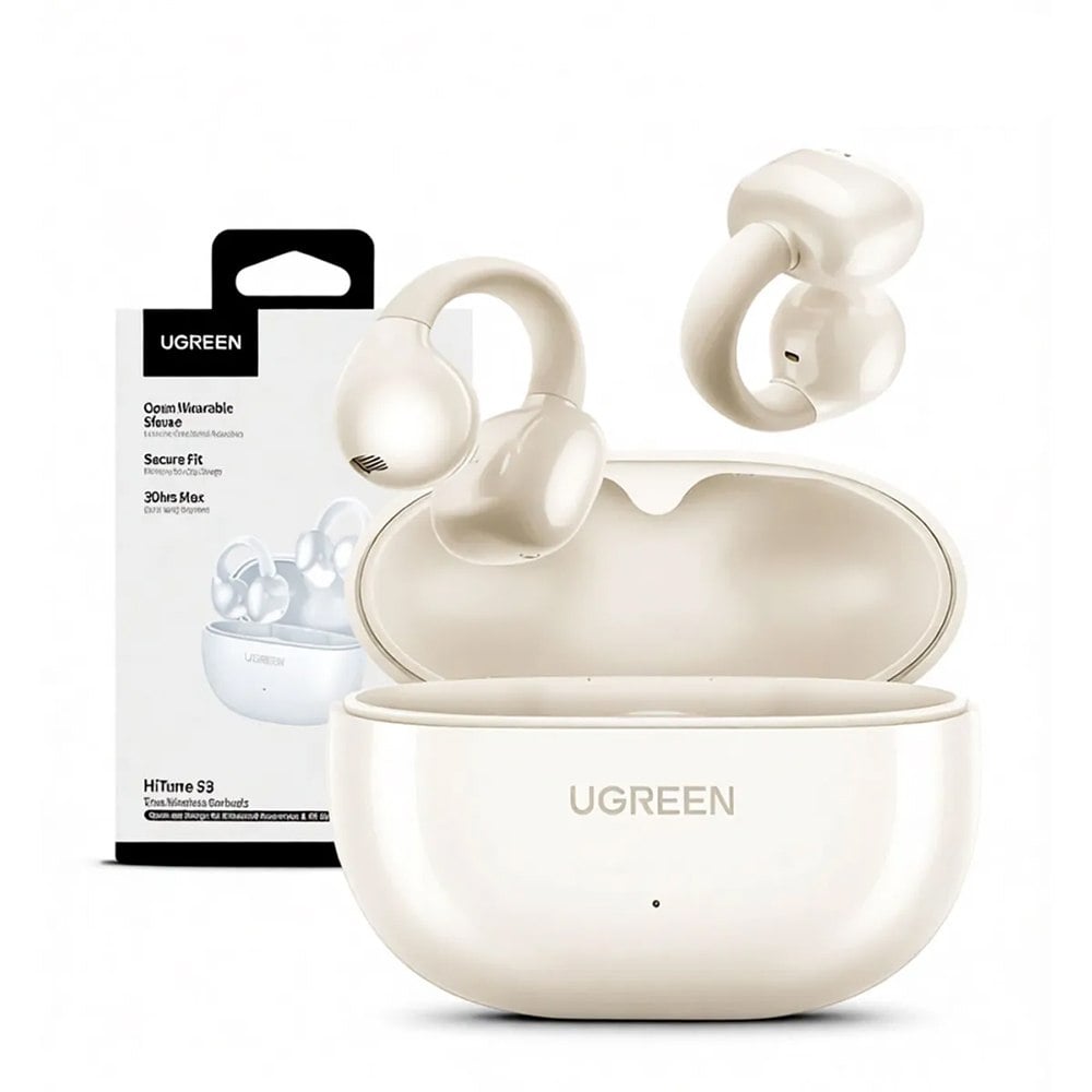 AUDÍFONOS INALÁMBRICOS OPEN-EAR UGREEN HITUNE S3 BLUETOOTH 5.4 IPX5 BATERÍA 30H 45786 SANTOFA ELECTRONICS S2219 - 1
