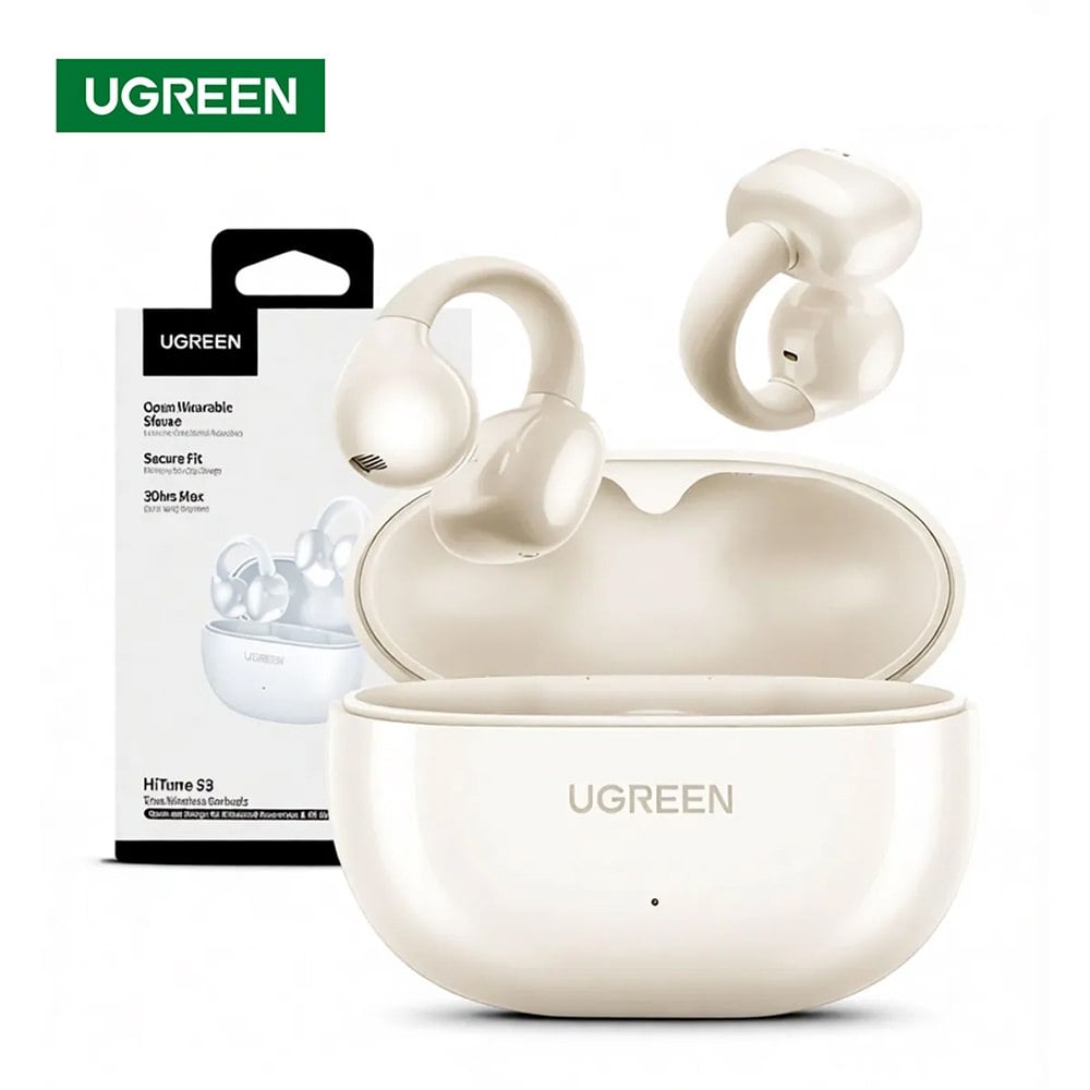 AUDÍFONOS INALÁMBRICOS OPEN-EAR UGREEN HITUNE S3 BLUETOOTH 5.4 IPX5 BATERÍA 30H 45786 SANTOFA ELECTRONICS S2219 - 3