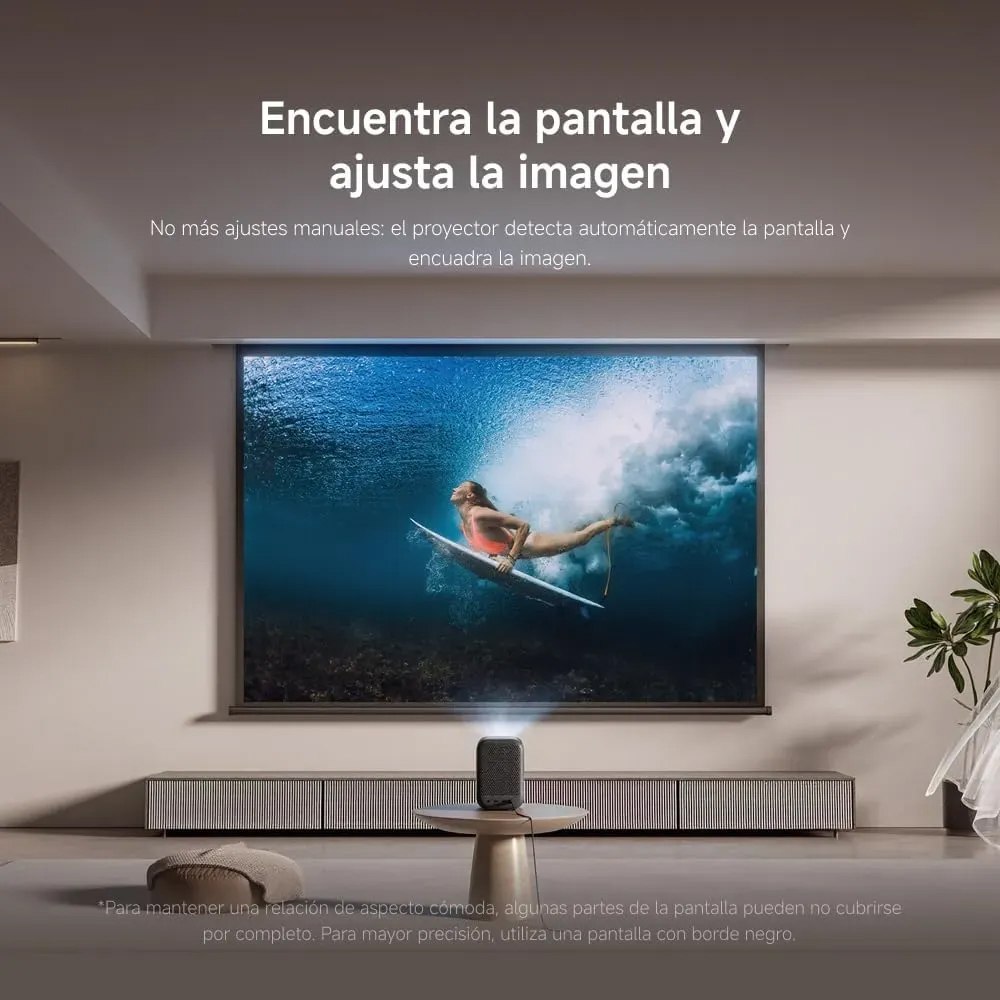 PROYECTOR INTELIGENTE XIAOMI MI SMART PROJECTOR L1 FULL HD 1080P GOOGLE TV DOLBY AUDIO 200 ISO NEGRO SANTOFA ELECTRONICS S2226 - 10