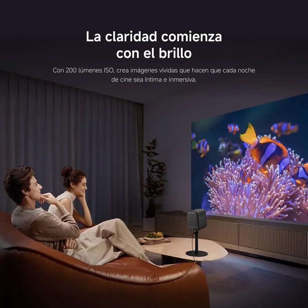 PROYECTOR INTELIGENTE XIAOMI MI SMART PROJECTOR L1 FULL HD 1080P GOOGLE TV DOLBY AUDIO 200 ISO NEGRO SANTOFA ELECTRONICS S2226 - 5