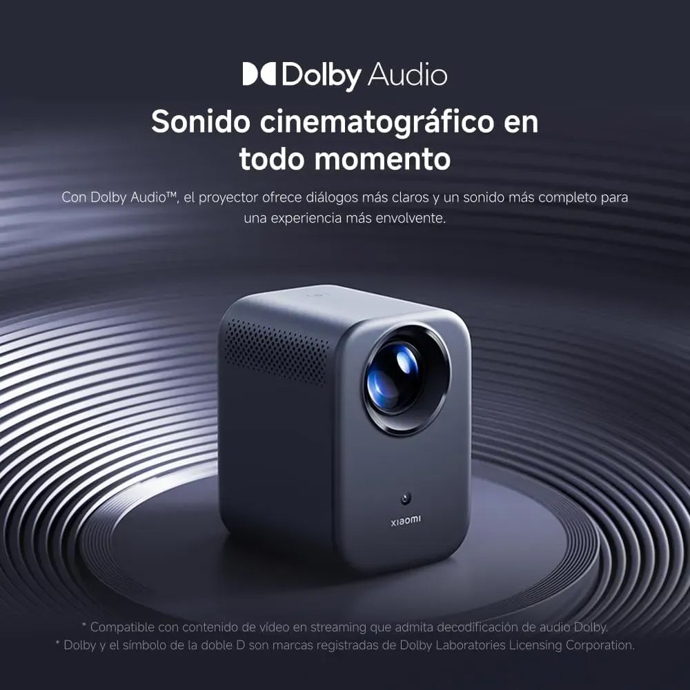 PROYECTOR INTELIGENTE XIAOMI MI SMART PROJECTOR L1 FULL HD 1080P GOOGLE TV DOLBY AUDIO 200 ISO NEGRO SANTOFA ELECTRONICS S2226 - 7