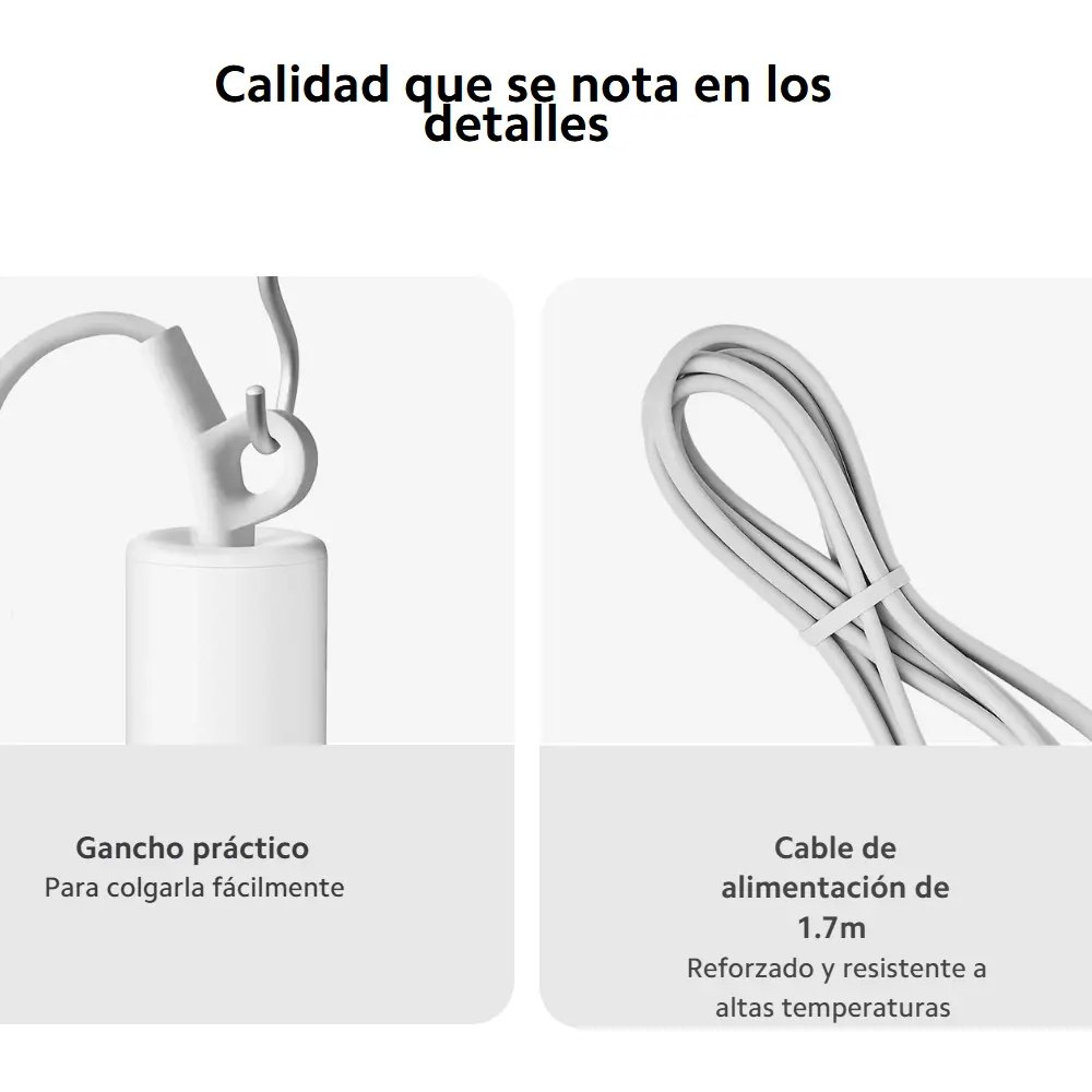 SECADOR DE CABELLO PORTÁTIL XIAOMI COMPACT HAIR DRYER H101 1600W PLEGABLE IÓNICO BLANCO SANTOFA ELECTRONICS S2227 - 8