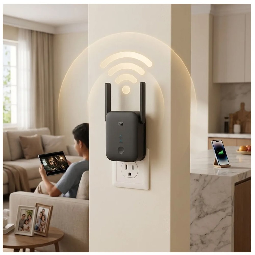 EXTENSOR DE RANGO REPETIDOR WI-FI XIAOMI MI AC1200 DOBLE BANDA 1200MBPS ETHERNET SANTOFA ELECTRONICS S2228 - 10